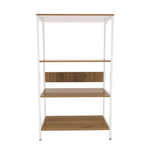 Casa si Gradina - Mobilier - Biblioteci si rafturi - Rafturi - Raft cu 4 polite, stejar sonoma/ alb, SALVE - Infinity.ro