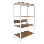 Casa si Gradina - Mobilier - Biblioteci si rafturi - Rafturi - Raft cu 4 polite, stejar sonoma/ alb, SALVE - Infinity.ro