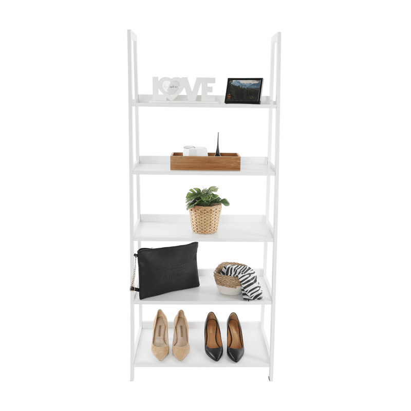 Casa si Gradina - Mobilier - Biblioteci si rafturi - Rafturi - Etajera cu 5 rafturi, alb, REON TYP 3 - Infinity.ro