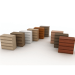 Casa si Gradina - Mobilier - Comode si corpuri - Comode - Comoda cu 2 usi si 4 sertare, alba, HANY NEW 010 - Infinity.ro