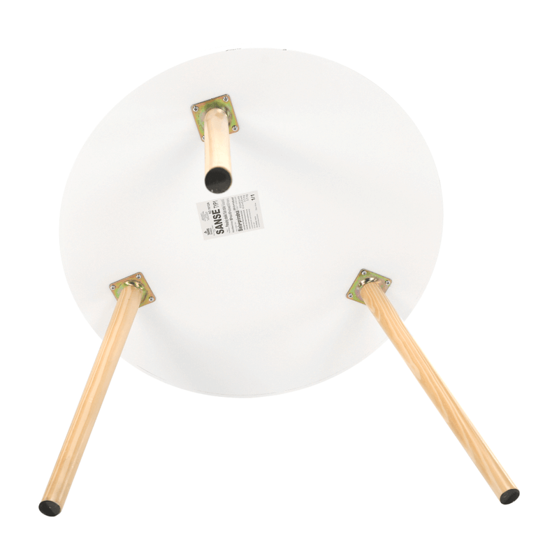 Casa si Gradina - Mobilier - Mese si birouri - Masute de cafea - Masuta auxiliara, alb/natural, SANSE TYP 1 - Infinity.ro