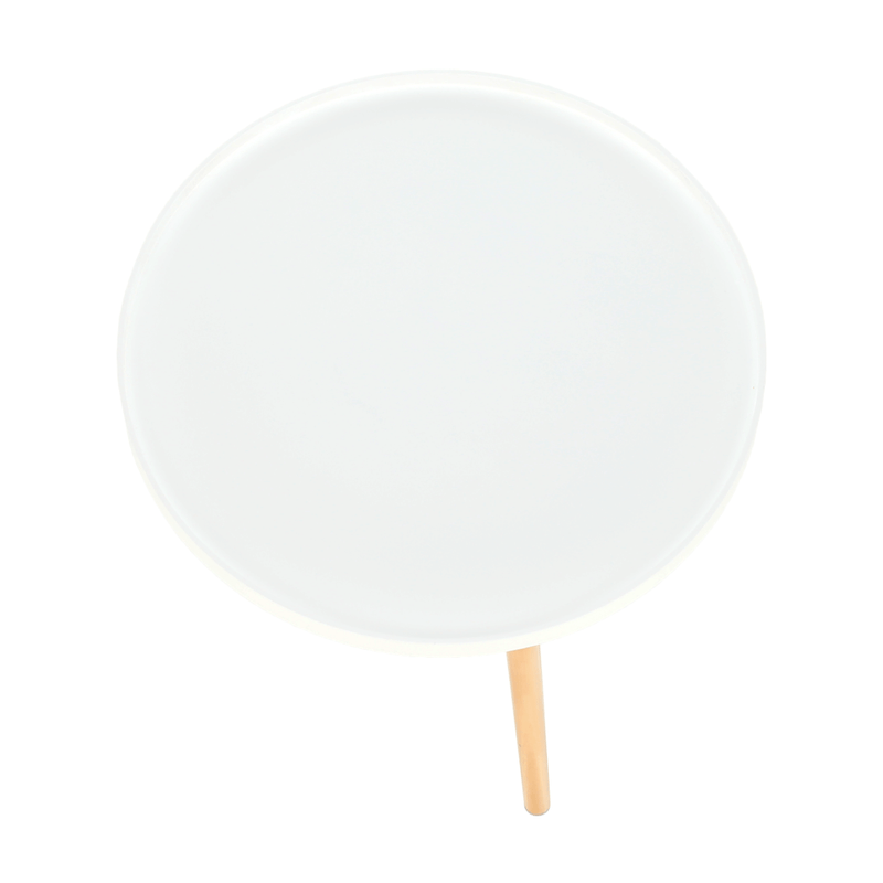 Casa si Gradina - Mobilier - Mese si birouri - Masute de cafea - Masuta auxiliara, alb/natural, SANSE TYP 1 - Infinity.ro