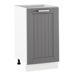 Casa si Gradina - Mobilier - Dulapuri si sifoniere - Dulapuri - Dulap inferior, gri inchis/alb, JULIA TYP 54 - Infinity.ro