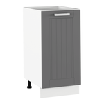 Casa si Gradina - Mobilier - Dulapuri si sifoniere - Dulapuri - Dulap inferior, gri inchis/alb, JULIA TYP 52 - Infinity.ro