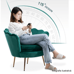 Casa si Gradina - Mobilier - Scaune si fotolii - Fotolii - Fotoliu in stil Art-deco, catifea Velvet smarald/crom auriu, NOBLIN - Infinity.ro