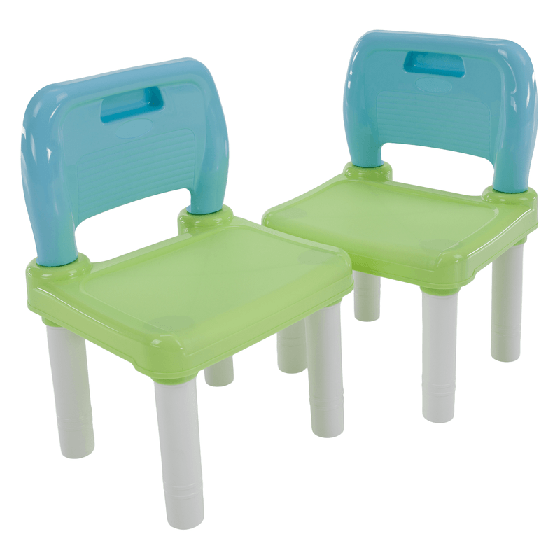 Casa si Gradina - Mobilier - Mobilier copii - Mobilier camera copiilor - Set pentru copii 1 + 2, albastru/verde/alb, BALTO - Infinity.ro