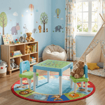 Casa si Gradina - Mobilier - Mobilier copii - Mobilier camera copiilor - Set pentru copii 1 + 2, albastru/verde/alb, BALTO - Infinity.ro