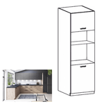 Casa si Gradina - Mobilier - Dulapuri si sifoniere - Dulapuri - Dulap cuptor cu microunde, stejar artizanal, LANGEN D60PM - Infinity.ro