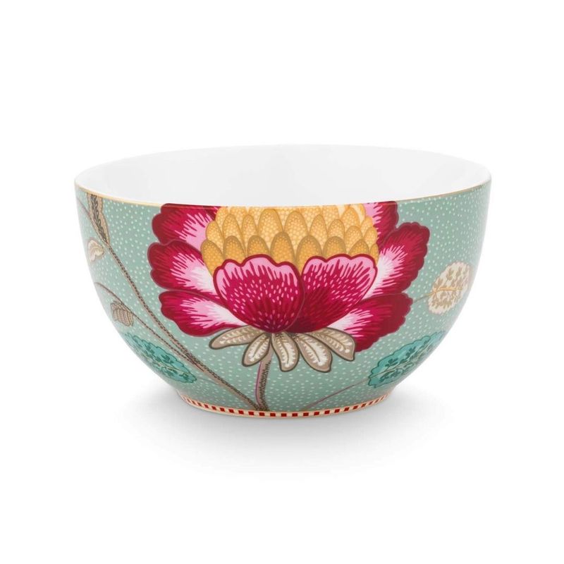 Casa si Gradina - Bucatarie si vesela - Vesela si tacamuri - Farfurii si boluri - Bol din portelan, Pip Studio, Blue, 15 cm, colectia Blooming Tales - Infinity.ro