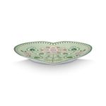 Casa si Gradina - Bucatarie si vesela - Vesela si tacamuri - Farfurii si boluri - Set 2 farfurii, forma de inima, Pip Studio, Light Green, 21.5 cm, colectia Lily & Lotus - Infinity.ro