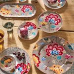 Casa si Gradina - Bucatarie si vesela - Vesela si tacamuri - Farfurii si boluri - Farfurie din portelan, Pip Studio, Khaki, 21 cm, colectia Blooming Tales - Infinity.ro