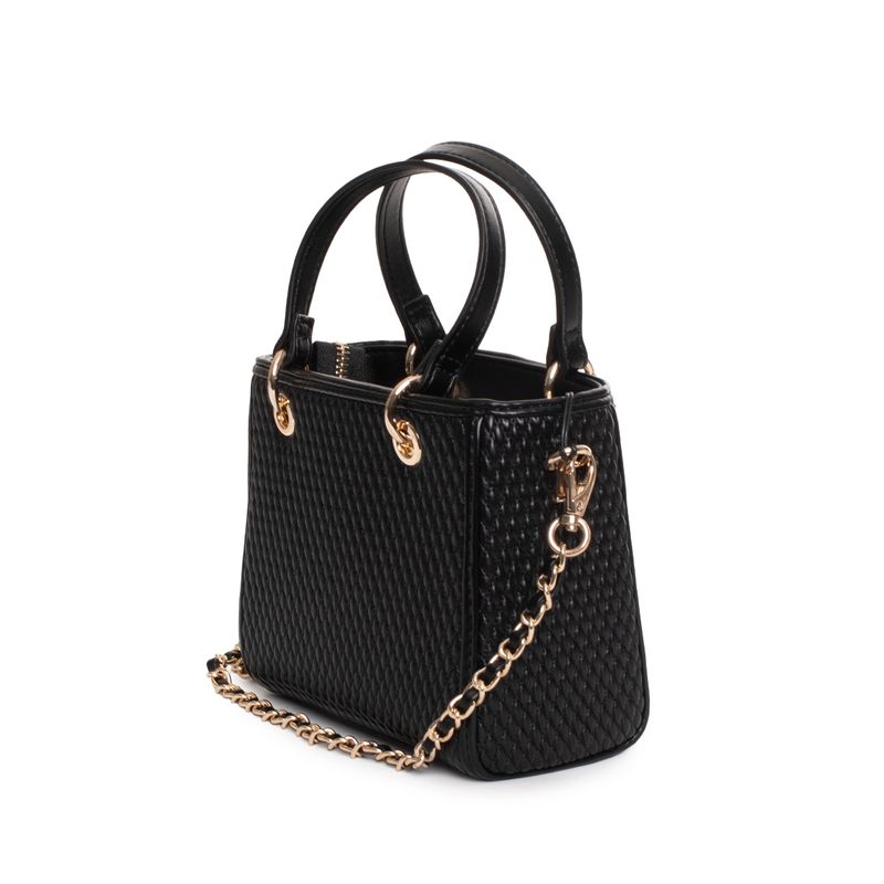 Fashion, accesorii si bijuterii - Femei - Accesorii femei - Genti si rucsacuri femei - Geanta dama Mario Valentino VBS9FI03 Negru 17 x 15 x 8 cm - Infinity.ro