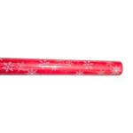 Carti si Birotica - Birotica - Articole ambalare - Hartie pentru ambalat cadouri, culoarea rosu, fulgisori albi, 200x70 cm - Infinity.ro