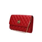 Fashion, accesorii si bijuterii - Femei - Accesorii femei - Genti si rucsacuri femei - Poseta plic Versace din piele F83949 Rosu 23 x 13.5 x 3.5 cm - Infinity.ro