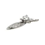 Carti si Birotica - Carti - Accesorii pentru cititori - Semn de Carte Metalic Elegant Fluture cu Cristale, 10.5 x 5.5 cm, Argintiu, Cadou Premium pentru Femei, AZAY - Infinity.ro