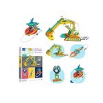 Jucarii, Copii si Bebe - Jucarii si jocuri - Jucarii & jocuri educative - Jocuri si jucarii educative - Kit Educativ STEM 4 in 1, Mecanisme Hidraulice, Excavator, Brat Robotic, DIY, 8 ani+ - Infinity.ro