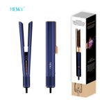 Ingrijire personala si Cosmetice - Aparate & accesorii ingrijire personala - Hair styling - Placi de indreptat parul - MESKY AirStyler Intinzator de par parul cu Aer si Placi Speciale, 80-140°C, functie de Uscator de Par, Albastru - Infinity.ro