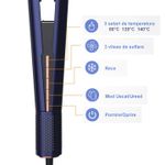Ingrijire personala si Cosmetice - Aparate & accesorii ingrijire personala - Hair styling - Placi de indreptat parul - MESKY AirStyler Intinzator de par parul cu Aer si Placi Speciale, 80-140°C, functie de Uscator de Par, Albastru - Infinity.ro