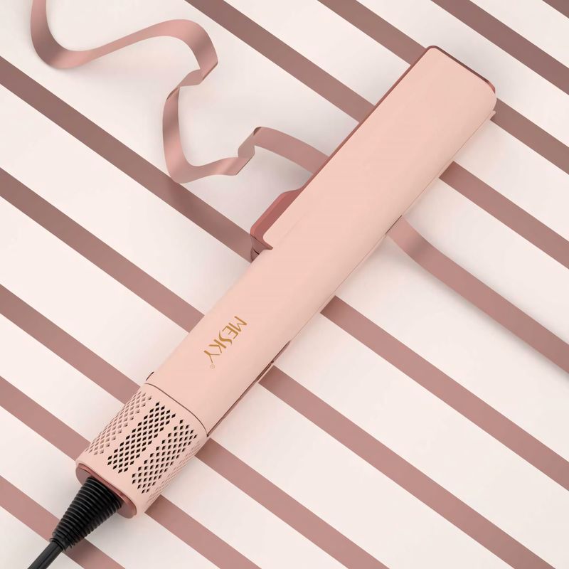 Ingrijire personala si Cosmetice - Aparate & accesorii ingrijire personala - Hair styling - Placi de indreptat parul - MESKY AirStyler Intinzator de par cu Aer si Placi Speciale, 80-140°C, functie de Uscator de Par, Roz - Infinity.ro