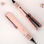 Ingrijire personala si Cosmetice - Aparate & accesorii ingrijire personala - Hair styling - Placi de indreptat parul - MESKY AirStyler Intinzator de par cu Aer si Placi Speciale, 80-140°C, functie de Uscator de Par, Roz - Infinity.ro