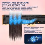 Ingrijire personala si Cosmetice - Aparate & accesorii ingrijire personala - Hair styling - Placi de indreptat parul - MESKY AirStyler Intinzator de par cu Aer si Placi Speciale, 80-140°C, functie de Uscator de Par, Roz - Infinity.ro
