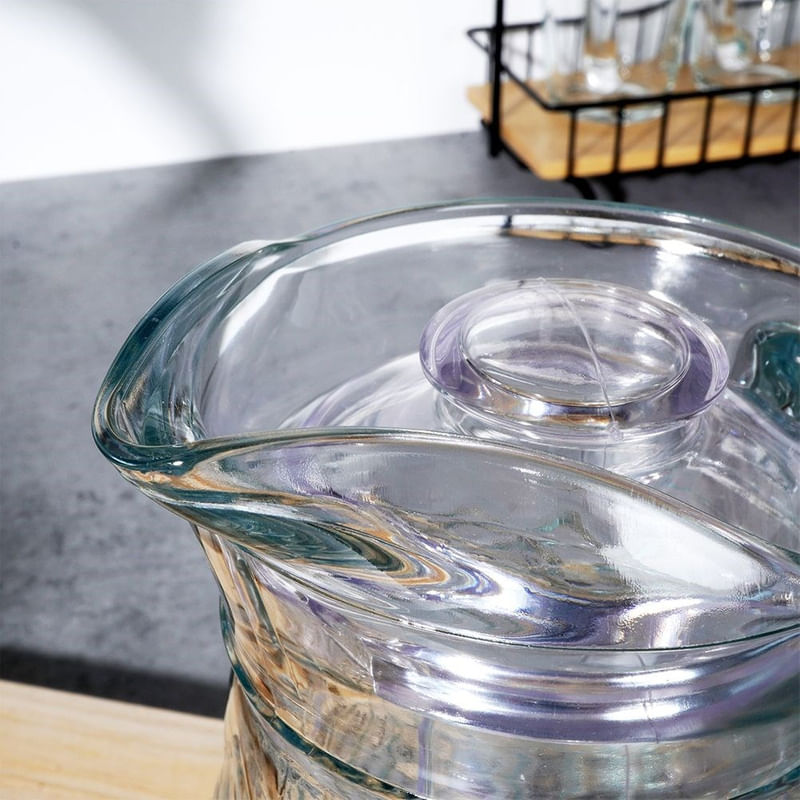 Casa si Gradina - Bucatarie si vesela - Accesorii bar - Carafe si decantoare - Carafa din sticla cu capac 1,4 L - Infinity.ro