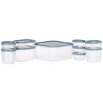 Casa si Gradina - Bucatarie si vesela - Organizare si depozitare bucatarie - Cutii alimentare - Set recipiente pentru alimente cu capac, 10 piese - Infinity.ro