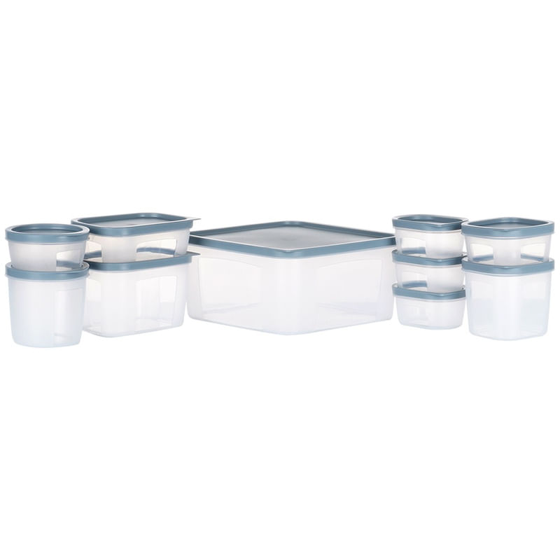 Casa si Gradina - Bucatarie si vesela - Organizare si depozitare bucatarie - Cutii alimentare - Set recipiente pentru alimente cu capac, 10 piese - Infinity.ro