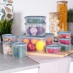 Casa si Gradina - Bucatarie si vesela - Organizare si depozitare bucatarie - Cutii alimentare - Set recipiente pentru alimente cu capac, 10 piese - Infinity.ro