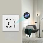 Laptop, Telefoane si Tablete - Wearables si gadgeturi - Gadgeturi - Dispozitive spionaj - Camera Spion in Priza Universala de perete iUni PR2, Wi-Fi, 64GB, Full HD, 2 porturi USB-A - Infinity.ro