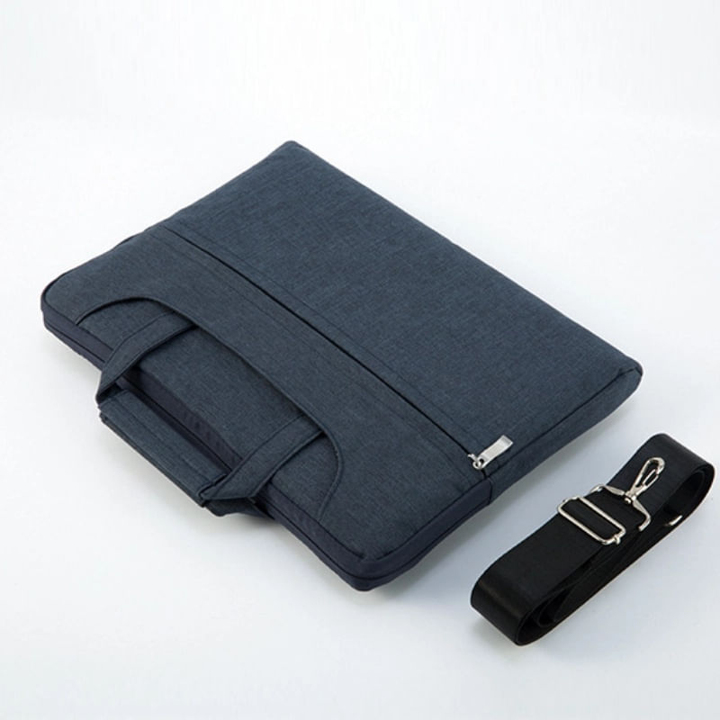 Laptop, Telefoane si Tablete - Laptopuri si accesorii - Accesorii Laptop - Genti laptop - Geanta Laptop 13"-14" iUni, Curea de umar reglabila si detasabila, Impermeabila, Anti-zgarieturi, Anti-socuri, Bleumarin - Infinity.ro
