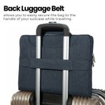 Laptop, Telefoane si Tablete - Laptopuri si accesorii - Accesorii Laptop - Genti laptop - Geanta Laptop 13"-14" iUni, Curea de umar reglabila si detasabila, Impermeabila, Anti-zgarieturi, Anti-socuri, Bleumarin - Infinity.ro