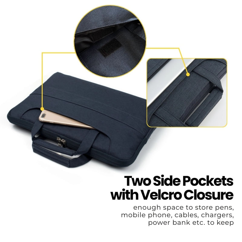 Laptop, Telefoane si Tablete - Laptopuri si accesorii - Accesorii Laptop - Genti laptop - Geanta Laptop 13"-14" iUni, Curea de umar reglabila si detasabila, Impermeabila, Anti-zgarieturi, Anti-socuri, Bleumarin - Infinity.ro