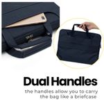 Laptop, Telefoane si Tablete - Laptopuri si accesorii - Accesorii Laptop - Genti laptop - Geanta Laptop 13"-14" iUni, Curea de umar reglabila si detasabila, Impermeabila, Anti-zgarieturi, Anti-socuri, Bleumarin - Infinity.ro