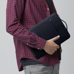 Laptop, Telefoane si Tablete - Laptopuri si accesorii - Accesorii Laptop - Genti laptop - Geanta Laptop 15"-16" iUni, Material Textil Impermeabil, Anti-zgarieturi, Anti-socuri, Buzunar extern, Negru - Infinity.ro