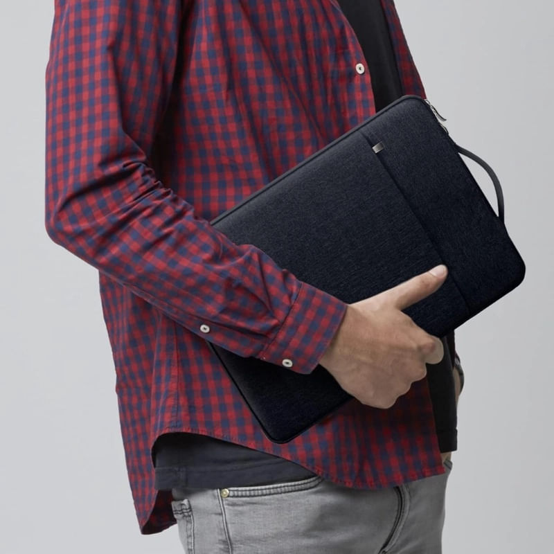 Laptop, Telefoane si Tablete - Laptopuri si accesorii - Accesorii Laptop - Genti laptop - Geanta Laptop 15"-16" iUni, Material Textil Impermeabil, Anti-zgarieturi, Anti-socuri, Buzunar extern, Negru - Infinity.ro
