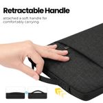 Laptop, Telefoane si Tablete - Laptopuri si accesorii - Accesorii Laptop - Genti laptop - Geanta Laptop 15"-16" iUni, Material Textil Impermeabil, Anti-zgarieturi, Anti-socuri, Buzunar extern, Negru - Infinity.ro