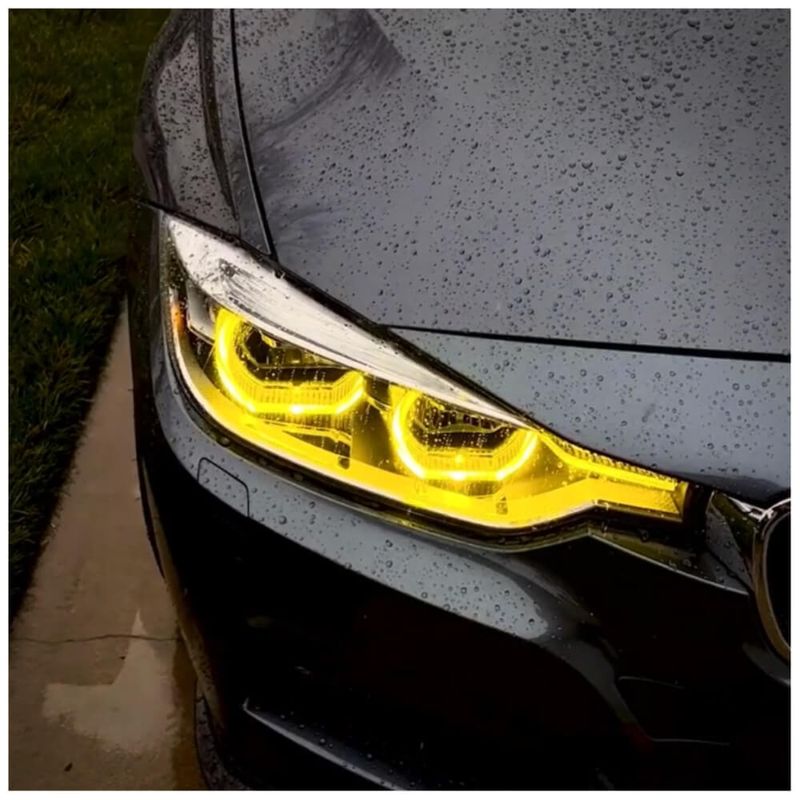 Auto si Moto - Electrice auto - Iluminare si semnalizare - Becuri auto - Set 3 Module Angel Eyes Galbene DRL BMW F30 Facelift CSL 63117419615 - Infinity.ro