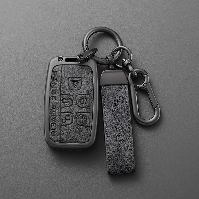 Auto si Moto - Electronice auto - Accesorii electronice auto - Husa Cheie Range Rover Xentech Light, Zinc + Piele Ecologica - Infinity.ro