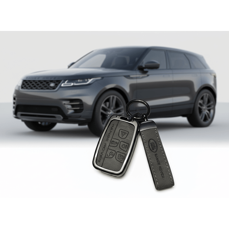 Auto si Moto - Electronice auto - Accesorii electronice auto - Husa Cheie Range Rover Xentech Light, Zinc + Piele Ecologica - Infinity.ro