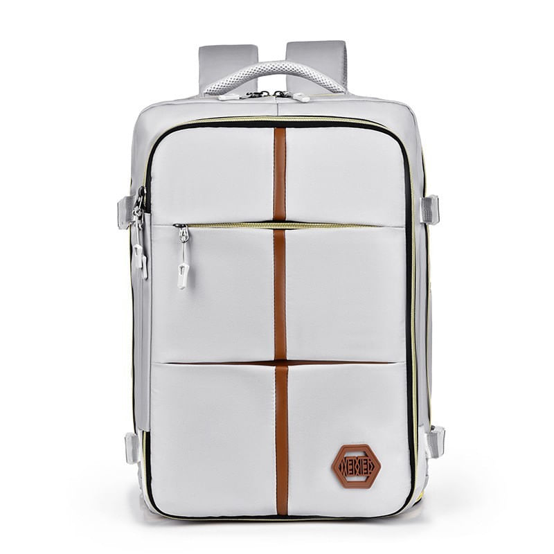 Sport si Outdoor - Articole de voiaj - Rucsacuri - Rucsac gri de calatorie, impermeabil, bagaj de mana zboruri avioane, JollyMag, PL180 - Infinity.ro