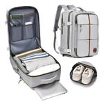 Sport si Outdoor - Articole de voiaj - Rucsacuri - Rucsac gri de calatorie, impermeabil, bagaj de mana zboruri avioane, JollyMag, PL180 - Infinity.ro