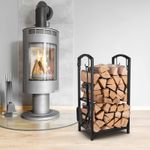 Casa si Gradina - Gradina si terasa - Mobilier exterior - Dulapuri si lazi depozitare exterior - Suport metalic si unelte pentru lemne de foc semineu, 73x40x30 cm, JollyMag, SND05 - Infinity.ro