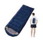 Sport si Outdoor - Camping - Saci de dormit - Sacul de dormit 2 in 1, navy, protectie termica camping, 210x75 cm,  JollyMag, SWR01GRAN - Infinity.ro
