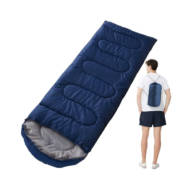 Sport si Outdoor - Camping - Saci de dormit - Sacul de dormit 2 in 1, navy, protectie termica camping, 210x75 cm,  JollyMag, SWR01GRAN - Infinity.ro