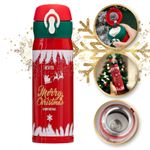 Casa si Gradina - Bucatarie si vesela - Accesorii bar - Termosuri si Cani termos - Cana termos 500 ml, model modern de Craciun, Merry Christmas, JollyMag, BD39CZE - Infinity.ro