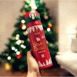 Casa si Gradina - Bucatarie si vesela - Accesorii bar - Termosuri si Cani termos - Cana termos 500 ml, model modern de Craciun, Merry Christmas, JollyMag, BD39CZE - Infinity.ro