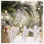 Casa si Gradina - Decoratiuni - Decoratiuni de sezon - Set 4 figurine de Craciun, ingerasi pentru brad,  9x7 cm, JollyMag, KSN165 - Infinity.ro