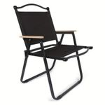 Sport si Outdoor - Camping - Mobilier pentru camping - Scaune camping - Scaun pliabil negru, pentru gradina, camping si pescuit, JollyMag, KRT09CZ, 76x45x50 cm - Infinity.ro
