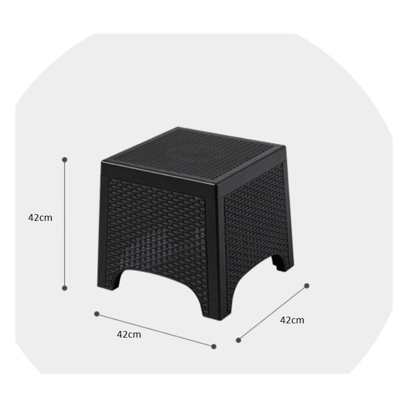 Casa si Gradina - Gradina si terasa - Mobilier exterior - Seturi mobila gradina - Set mobilier, masa si 2 scaune, pentru gradina, terasa sau balcon, imitatie ratan, JollyMag, SC08 - Infinity.ro